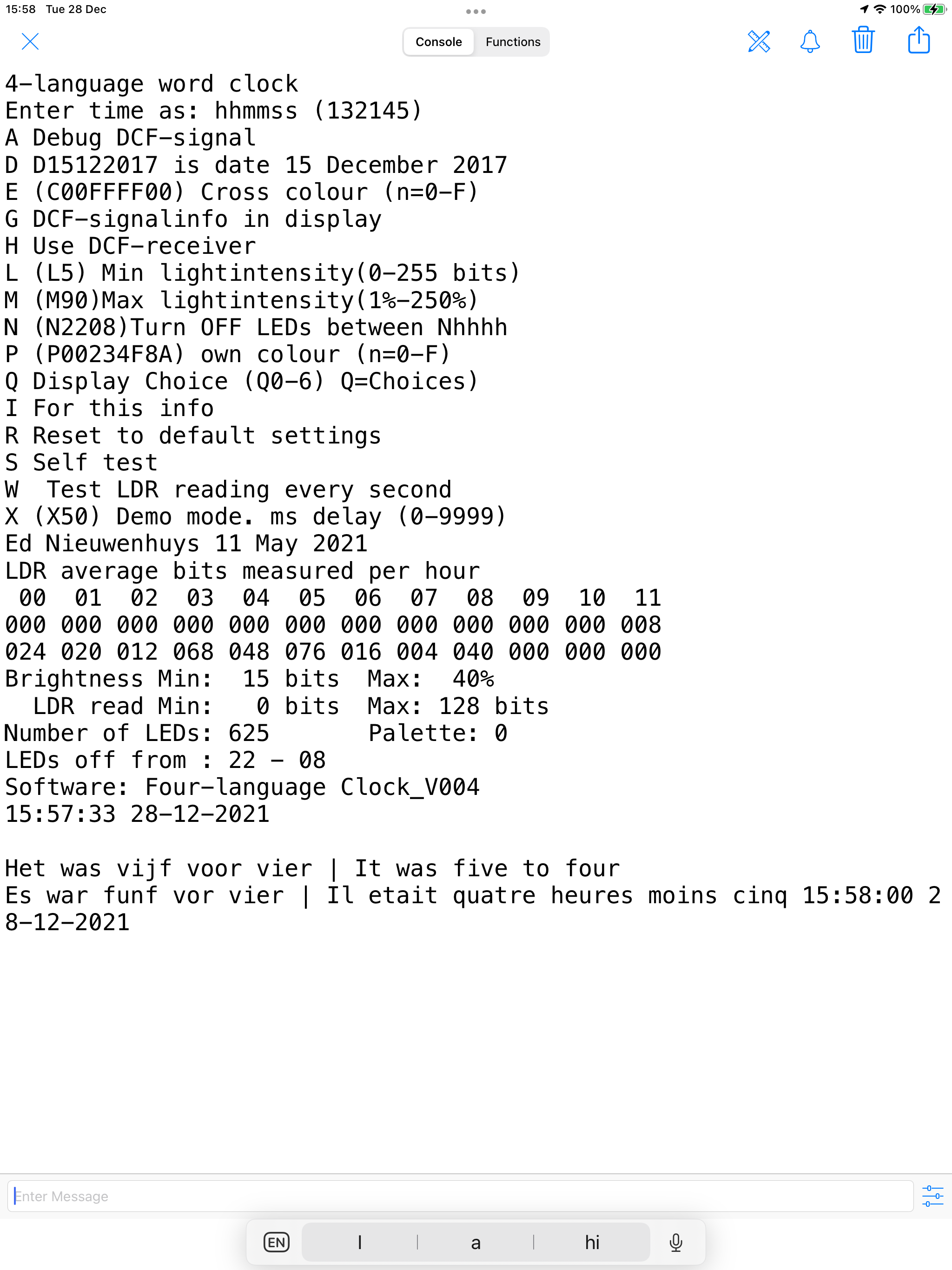 Terminal IOS